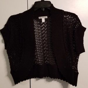 Amanda Lane shrug Black Medium